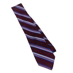 Pronto Uomo Couture 100% Silk Men's Tie Lightweight Striped